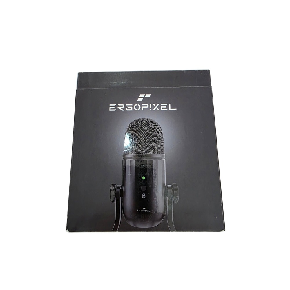 Ergopixel Stream Microphone EP-MP0003 Black USB Condenser Cardioid Mic NIB